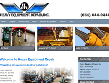 Tablet Screenshot of heavyequiprepair.com